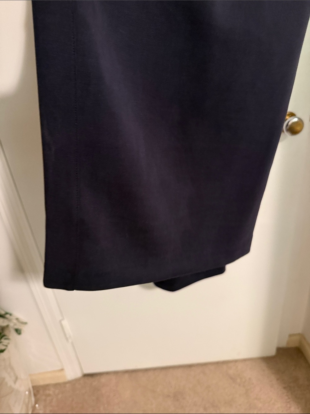 Christian Siriano Navy Wide Leg Pants - Picture 4 of 6